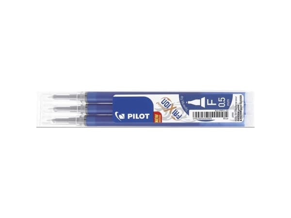 Refill Pilot FriXion Point 0.5 mm blå - (3 stk.)