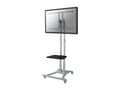 Miniatyrbilde 4 av 5: Neomounts PLASMA-M1800E - Vogn - for flatpanel / AV-utstyr - sølv - skjermstørrelse: 27"-70"