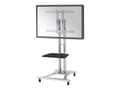 Miniatyrbilde 5 av 5: Neomounts PLASMA-M1800E - Vogn - for flatpanel / AV-utstyr - sølv - skjermstørrelse: 27"-70"