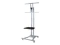 Miniatyrbilde 2 av 5: Neomounts PLASMA-M1800E - Vogn - for flatpanel / AV-utstyr - sølv - skjermstørrelse: 27"-70"