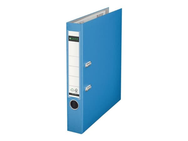 Leitz 180° - Spakbågesfil - ryggbredd: 50 mm - för A4 (210 x 297 mm) - kapacitet: 350 ark - ljusblå