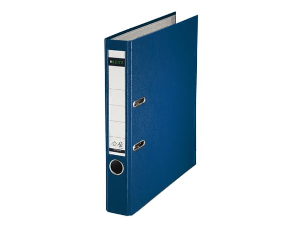 Brevordner Leitz 180° PP A4 50 mm blå