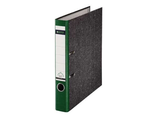 Leitz 180° - Hevarmbuefil - bokryggbredde: 52 mm - for A4 (210 x 297 mm) - kapasitet: 350 ark - grønn