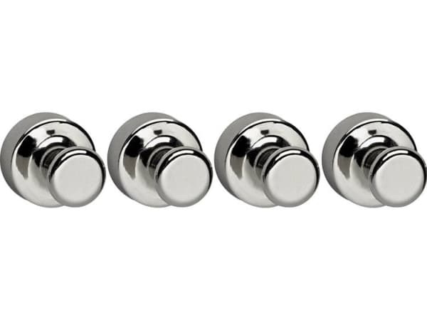 MAUL 6168896, Whiteboard-magnet, Nickel, Neodym, 20 mm, 4 stykker, Tyskland