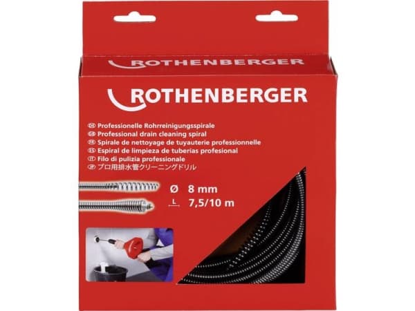 Rothenberger 72412 Rengöringsvåg för rör 7,5 m Mätning, Ø 8 mm
