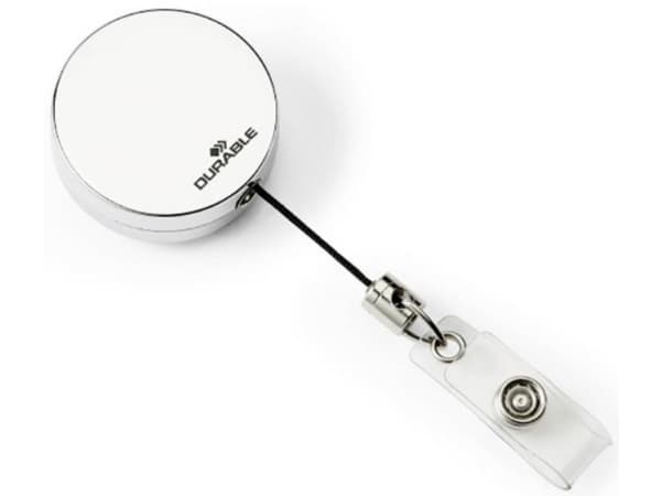Yoyo til ID-kortholder, Durable, aluminium, pakke a 10 stk