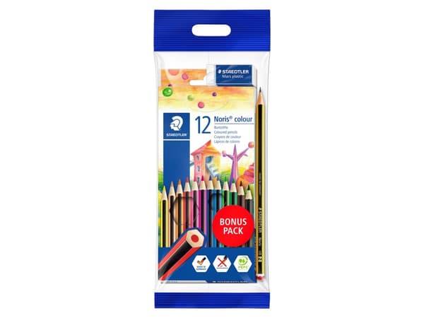 Farveblyanter Staedtler® Noris® Club med 12 stk. ass. faver