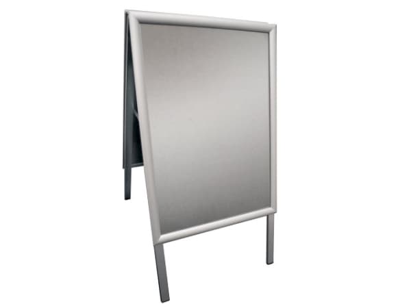 Gadeskilt TWIN Light Standard B2 50x70 cm alu