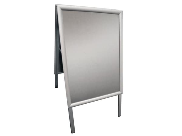 Gadeskilt TWIN Light Standard B2 50x70 cm alu
