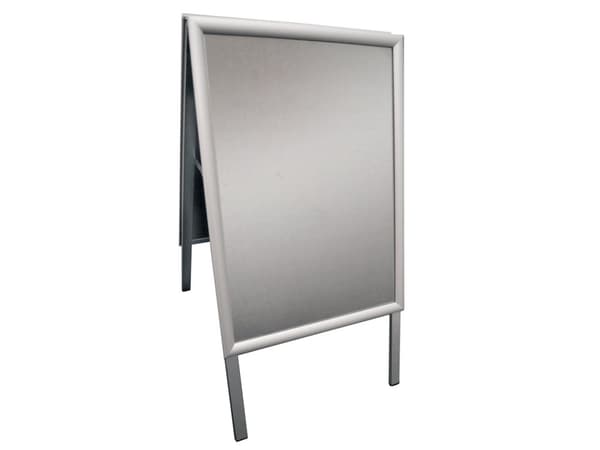 Gadeskilt TWIN Light Standard B2 50x70 cm alu