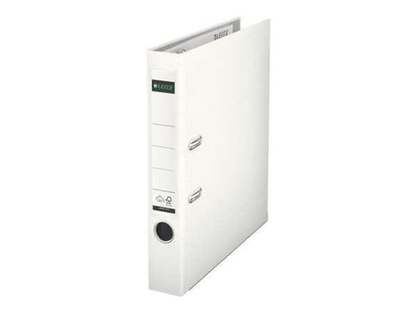 Leitz 180° - Spakbågesfil - ryggbredd: 52 mm - för A4 (210 x 297 mm) - kapacitet: 350 ark - vit