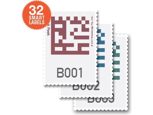 Bluelounge Quick Peek, Vit, Rektangel, 32 styck