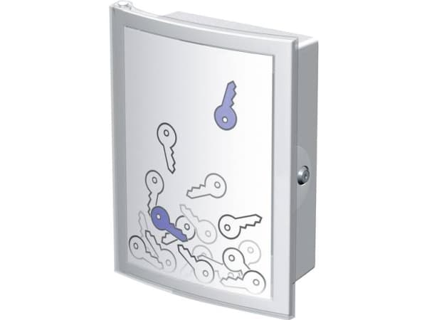 HAN INDEX, Polypropeeni (PP), Harmaa, 63 koukku(a), 2 Avainta, 260 x 118 x 340 mm