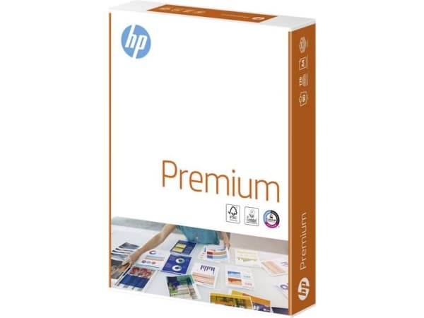 HP Premium 500/A4/210x297, Laser-/Inkjet-utskrift, A4 (210x297 mm), 500 ark, 90 g/m², Hvit, 121 µm