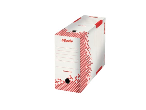 Esselte Speedbox - Boxfil - för A4, Folio - vit
