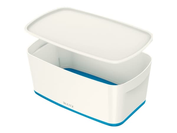 Leitz MyBox, Säilytyslaatikko, Sininen, Valkoinen, Suorakulmainen, Akryylinitriilibutadieenistyreeni (ABS), Yksivärinen, Valkoinen
