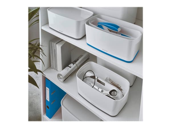 Leitz MyBox Small - Förvaringsbox - 5 liter - blå-metallic