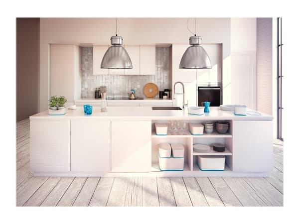 Leitz MyBox Long - Oppbevaringsskuff - blå metallic