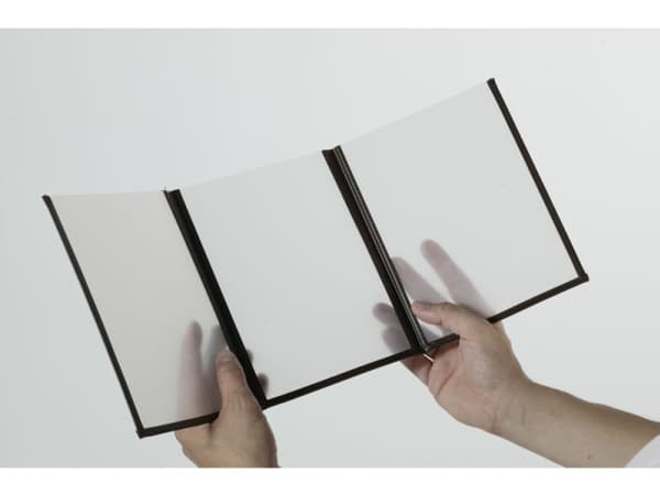 Meny Cardholder Single Securit A4 som visar 2 A4-sidor 3 st Clear