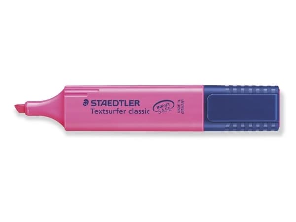 STAEDTLER Textsurfer classic 364 - Highlighter - rosa - pigmentblekk - 1-5 mm