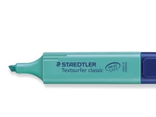 Tekstmarker Staedtler 364 turkis Textsurfer Classic - (10 stk.)