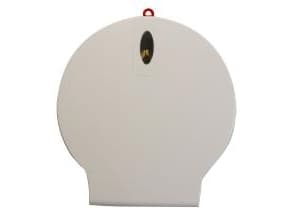 Dispenser Toiletpapir Pristine Jumbo Maxi D13.5xB34xH35.5cm Plast Hvid Max Ø30cm,stk