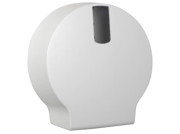 Dispenser Toiletpapir Pristine Jumbo Maxi D13.5xB34xH35.5cm Plast Hvid Max Ø30cm,stk
