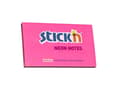 Miniatyrbilde 4 av 5: Notes Stick'N NEON rød 76x127mm 100blade - (12 stk.)
