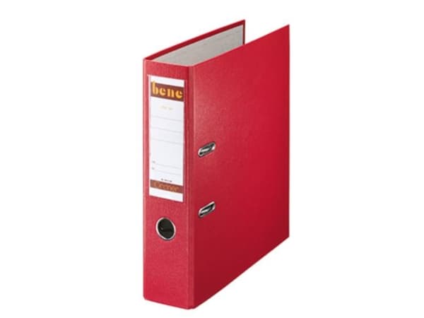 Bene 291400RT, A4, Spånskiva, Kartong, papper, Plast, Röd, 600 ark, 80 g/m ^, 8 cm