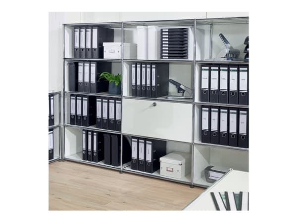 Leitz 180° Lever Arch File Plastic ringpärmar A4 Svart