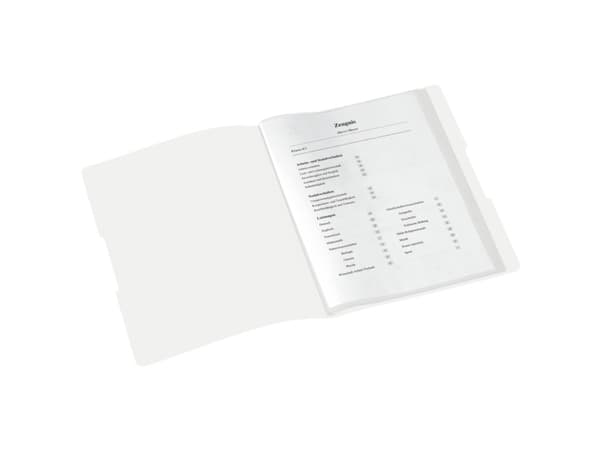 Herlitz Zeugnisse, Konvensjonell filmappe, A4, Polypropylen (PP), Hvit, Portrett, 1 stykker