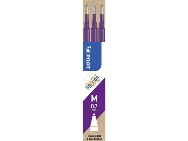 Refill Pilot Frixion Medium 0,7 mm violet (3 stk.)