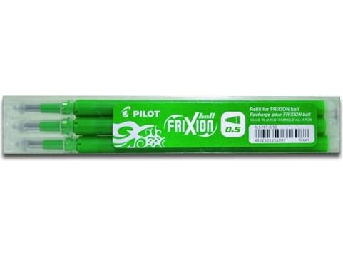 Pilot - Påfyll - lysegrønn - 0.7 mm - medium (en pakke 3) - for FriXion Ball