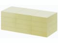 Miniatyrbilde 2 av 2: Notebook Q-line Stick'N gul 38x50mm 100blad 12stk/pk - (12stk)