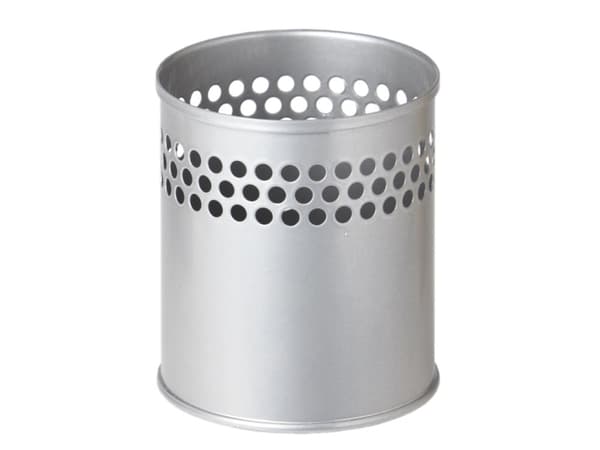 Penneholder Twin Metal sølv