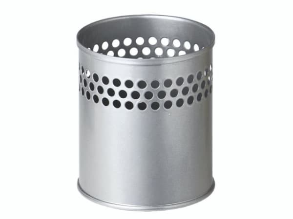 Penneholder Twin Metal sølv
