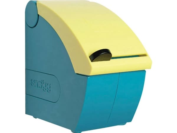 Dispenser Plaster Snøgg Soft 1 500cm Plast med Afrivefunktion Gul/Blå,12 stk/krt