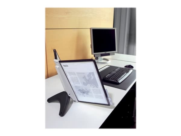 Bordstander Durable Sherpa SOHO - inkl. 5 stk. A4-lommer sort