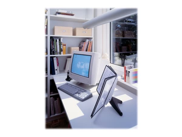 Bordstander Durable Sherpa SOHO - inkl. 5 stk. A4-lommer sort