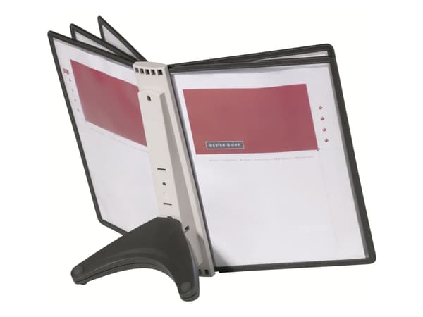 Bordstander Durable Sherpa SOHO - inkl. 5 stk. A4-lommer sort