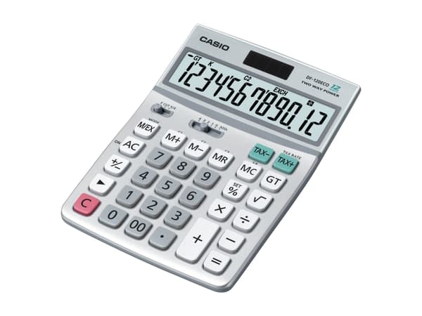 Bordregner Casio DF-120 ECO