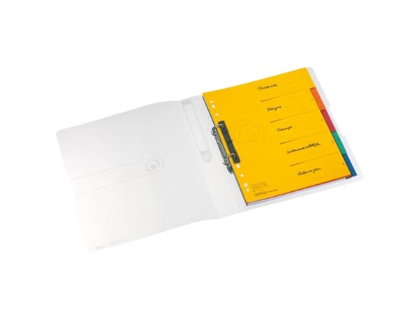 Herlitz ringpärm A4 PP 25mm färg transp. 2 ringar