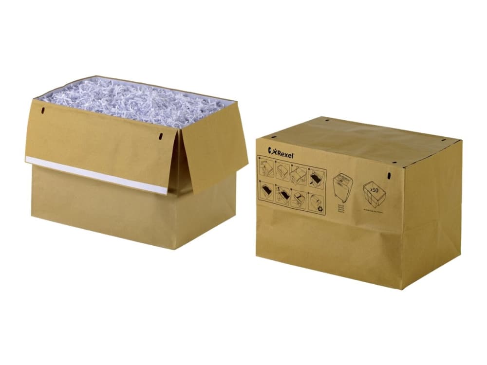 Rexel Mercury Recyclable Shredder Waste Bags - Papirkurv (pakke med 20) - för Mercury RDM1150, RDS2250, RDSM750, RDX1850