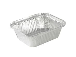 Alubakke 450 ml 142x116x41 mm,10 ps x 100 stk/krt