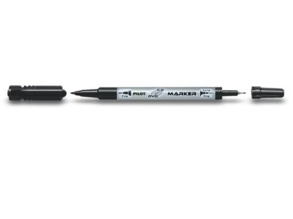Pilot SCA-TMCD, Svart, Svart, Grå, 0,3 mm, 0,5 mm, 1 styck