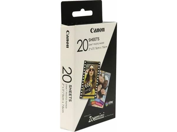 Canon ZP-2030 - 20 ark fotopapir - for Canon Zoemini; iNSPiC [P] PV-123A; Zoemini C, S, S2