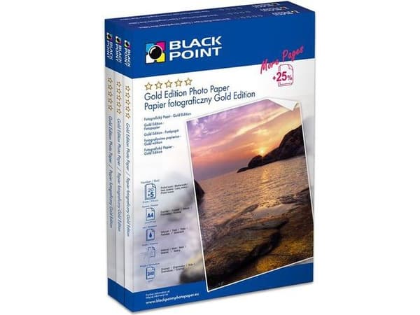 Ieks Black Point Black Point Fotopapper A6/230g 125 st. glänsande
