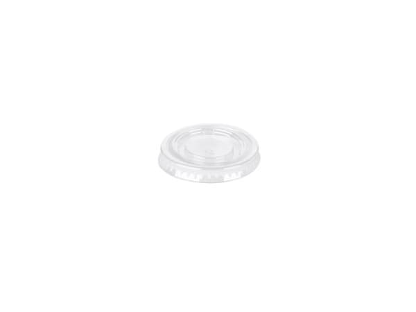 Plastlåg Ø44 mm PET Klar til Dressingbæger 30 ml,100 stk/ps - (100 stk.)