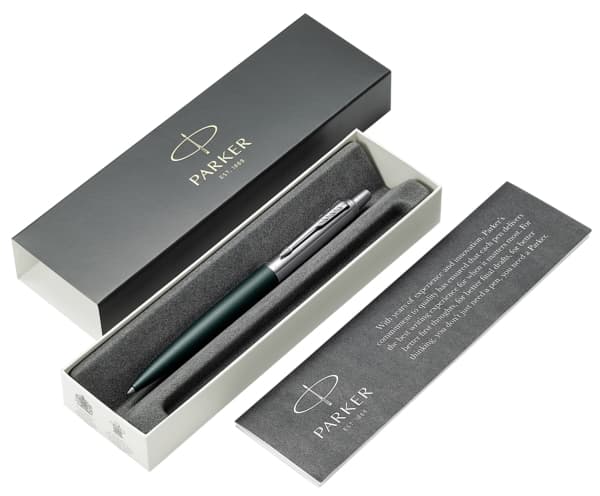 Parker 2068511, Klämma, Fastklämbar, indragbar kulspetspenna, Blå, 1 styck, Medium