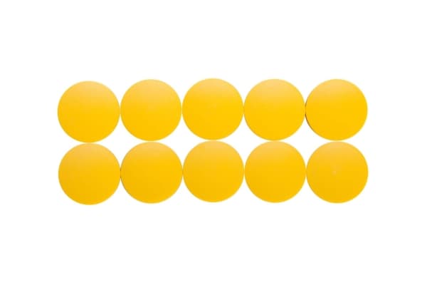 MAUL 6163913, Whiteboard-magnet, Gult, 38 mm, 38 mm, 15,5 mm, 2,5 kg